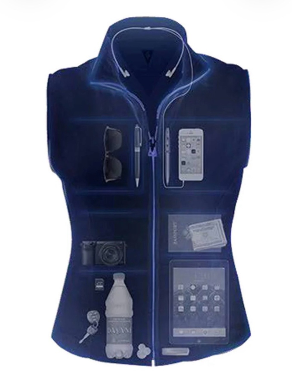 SCOTTEVEST RFID TRAVEL VEST 18 POCKETS WOMENS Size XL - Picture 3 of 14